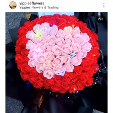 99 Soap Flowers bouquet. 